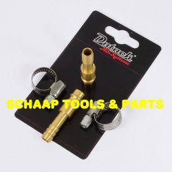 Perslucht snelkoppeling Euro passing 1/4 insteeknippel met slangpilaar 8 mm | 4842102